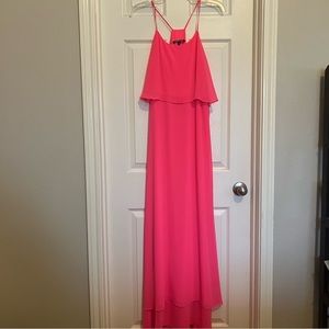 Neon Pink Long Dress